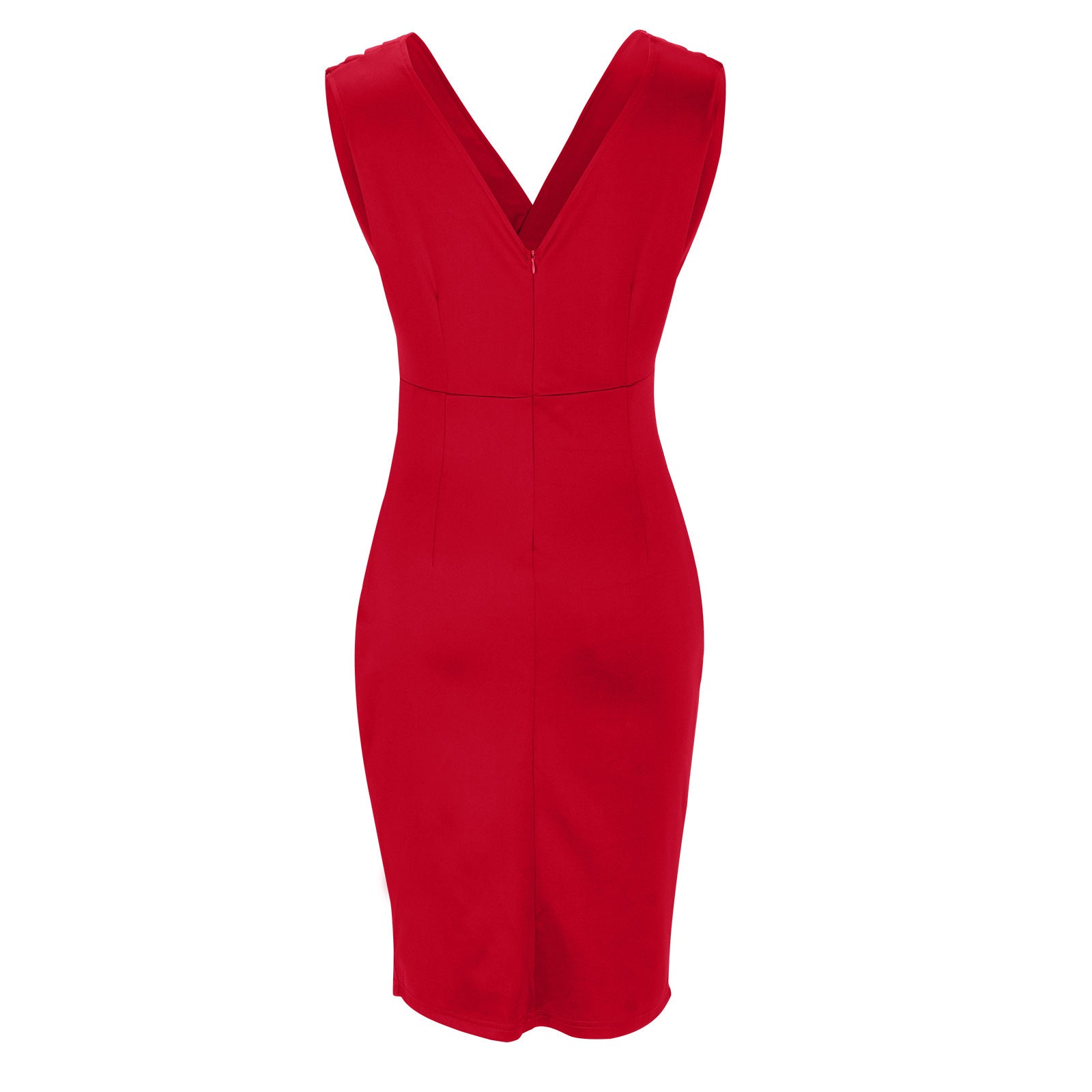 Sleeveless Wrap Fitted Dress for Women