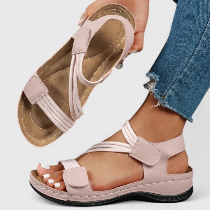 Open Toe Strappy Platform Sandals for Women