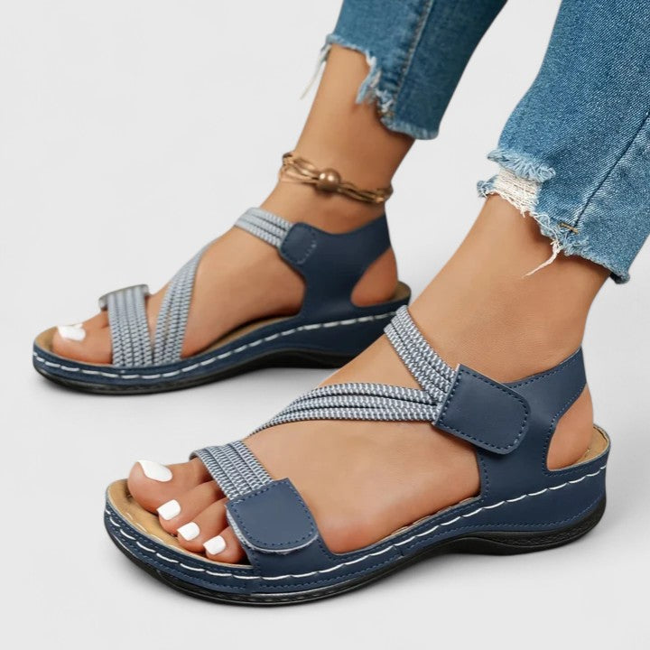 Open Toe Strappy Platform Sandals for Women