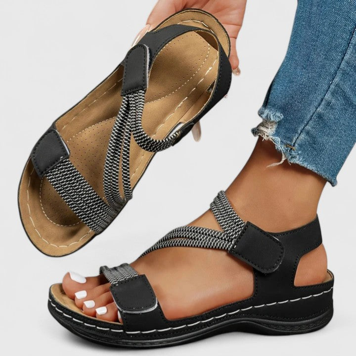 Open Toe Strappy Platform Sandals for Women