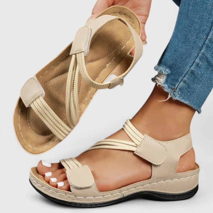 Open Toe Strappy Platform Sandals for Women