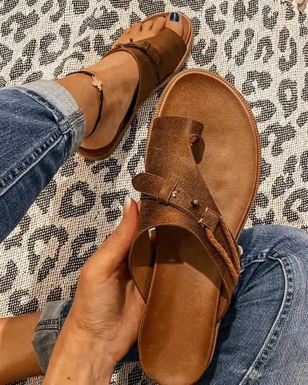 Open Toe Strappy Sandals for Women