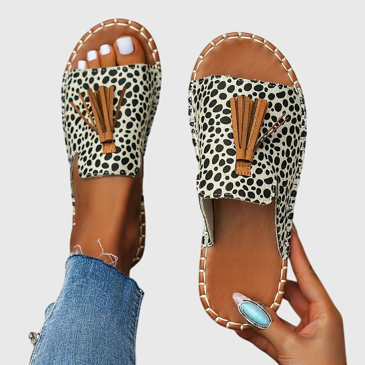 Open Toe Tassel Sandals for Women