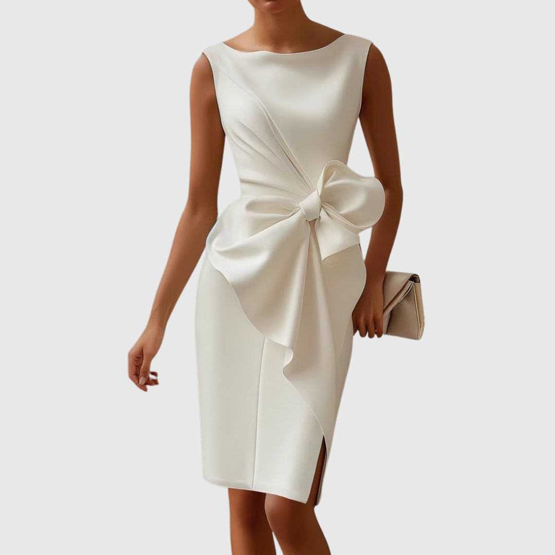 Sleeveless Wrap Midi Dress for Women