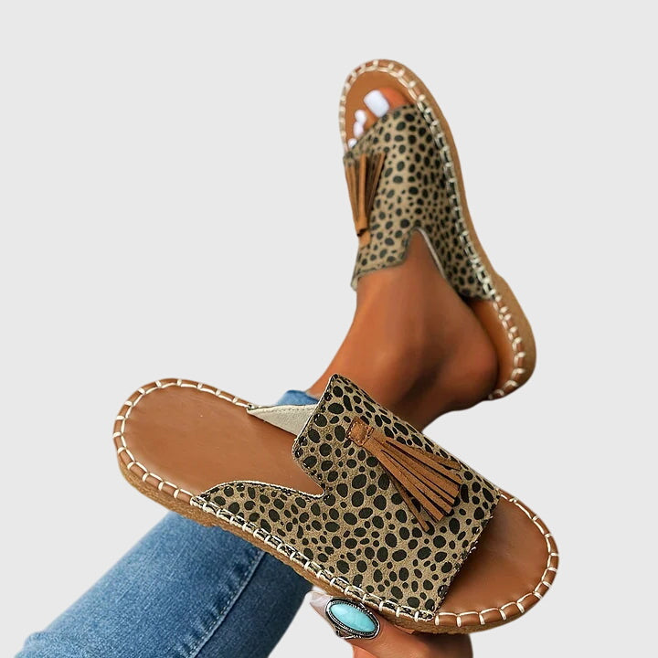 Open Toe Tassel Sandals for Women