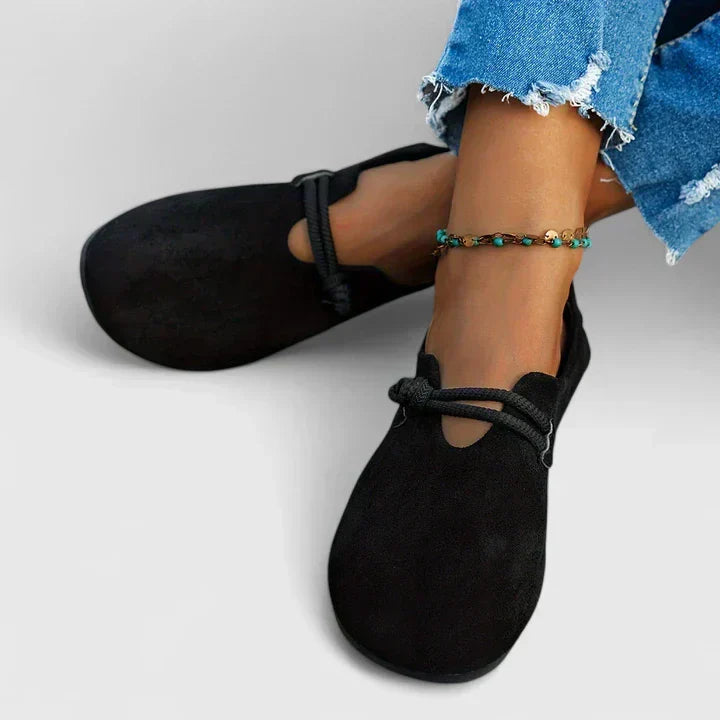 Rope-Trim Closed Toe Loafers for Women
