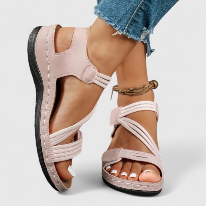 Open Toe Strappy Platform Sandals for Women