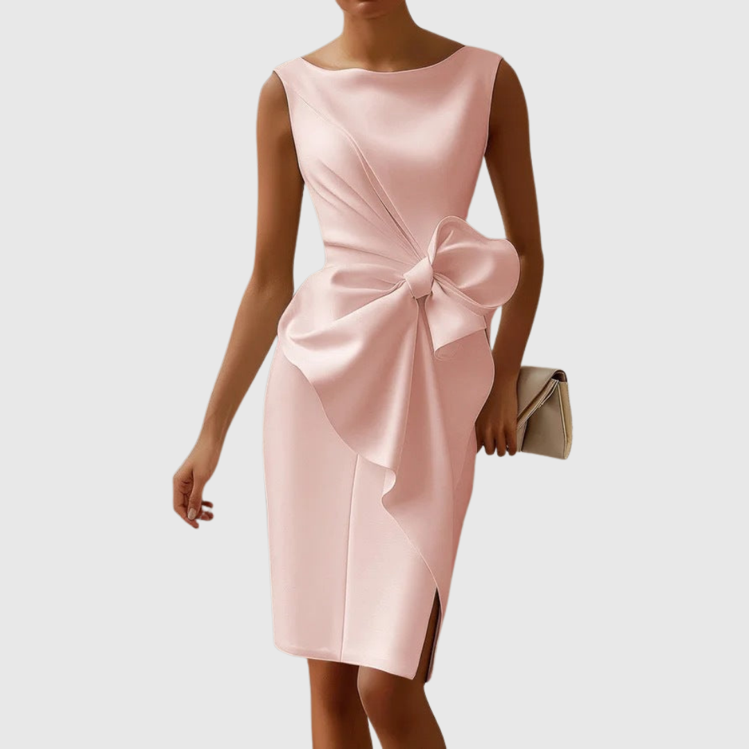 Sleeveless Wrap Midi Dress for Women