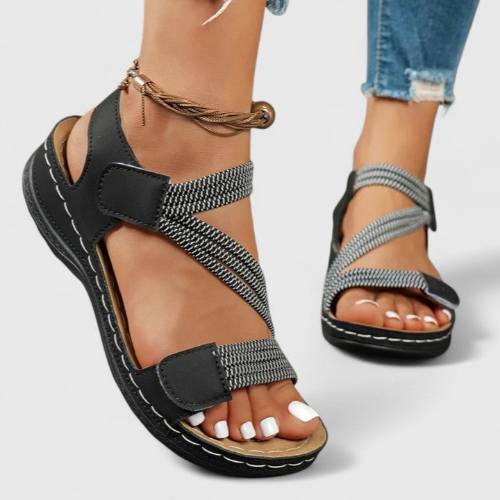 Open Toe Strappy Platform Sandals for Women