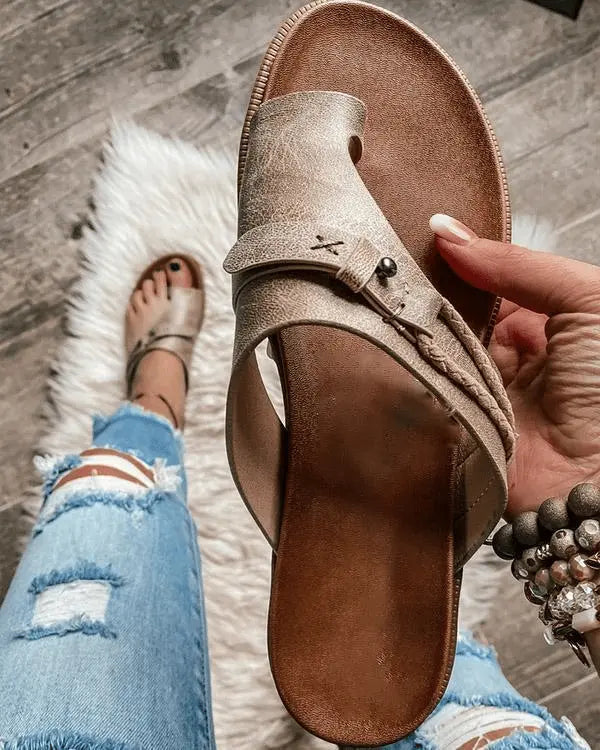 Open Toe Strappy Sandals for Women