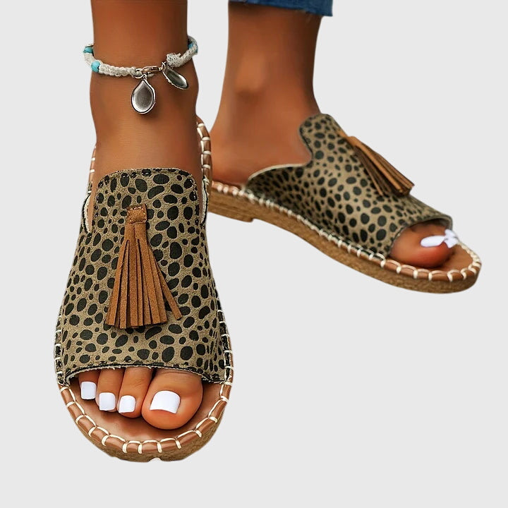 Open Toe Tassel Sandals for Women