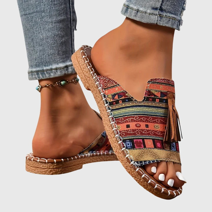 Open Toe Tassel Sandals for Women
