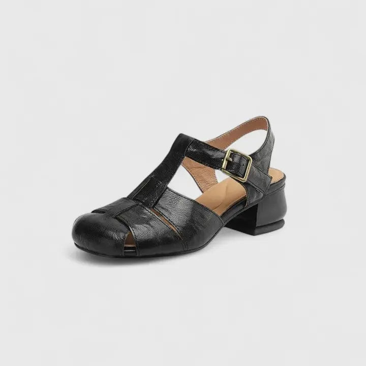 Open Toe Leather Sandals for Women