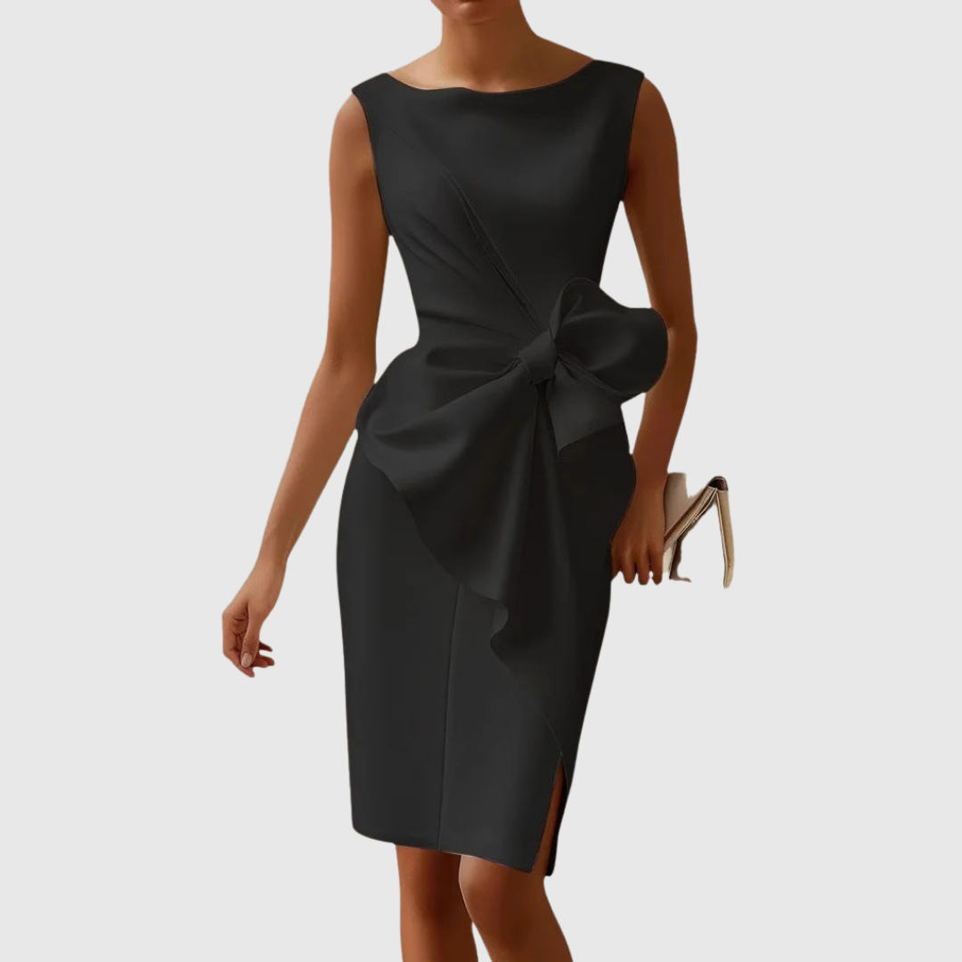 Sleeveless Wrap Midi Dress for Women