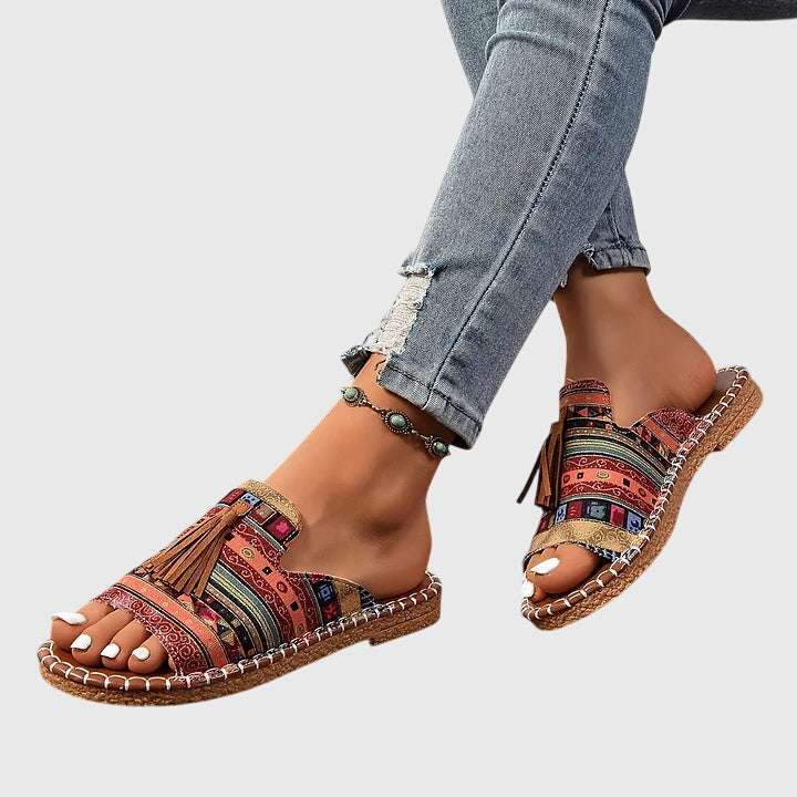 Open Toe Tassel Sandals for Women