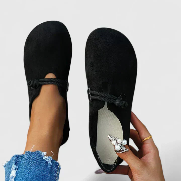 Rope-Trim Closed Toe Loafers for Women