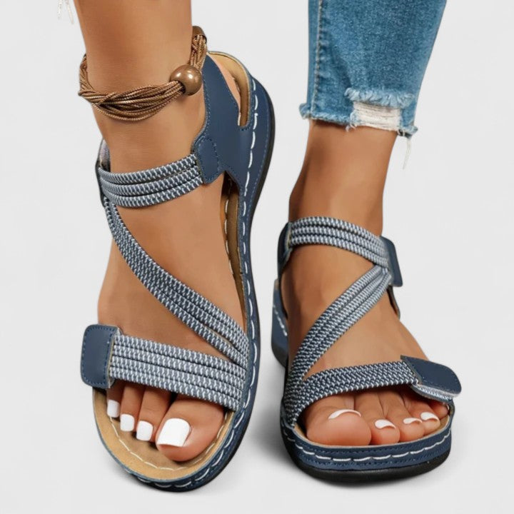 Open Toe Strappy Platform Sandals for Women
