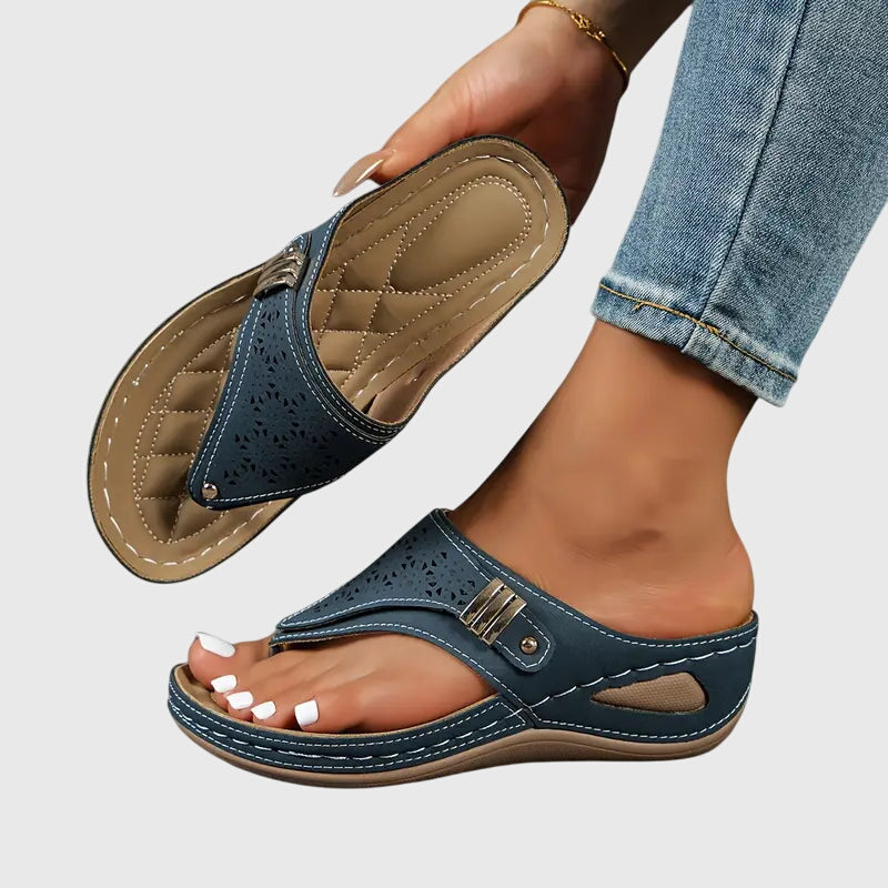 Open Toe Platform Thong Sandals for Women