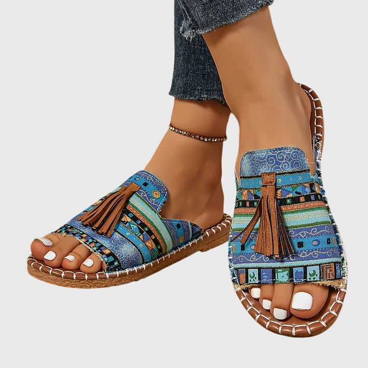 Open Toe Tassel Sandals for Women