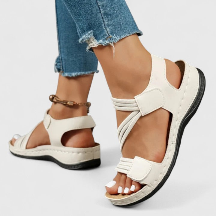 Open Toe Strappy Platform Sandals for Women