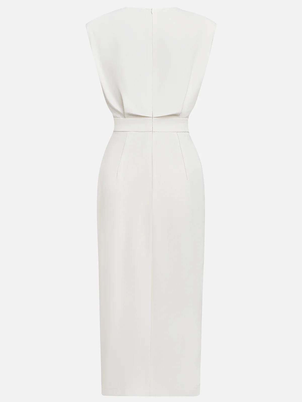 Sleeveless Button-Front Midi Dress for Women