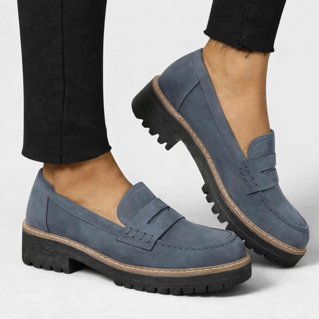 Platform Lug Sole Loafers for Women