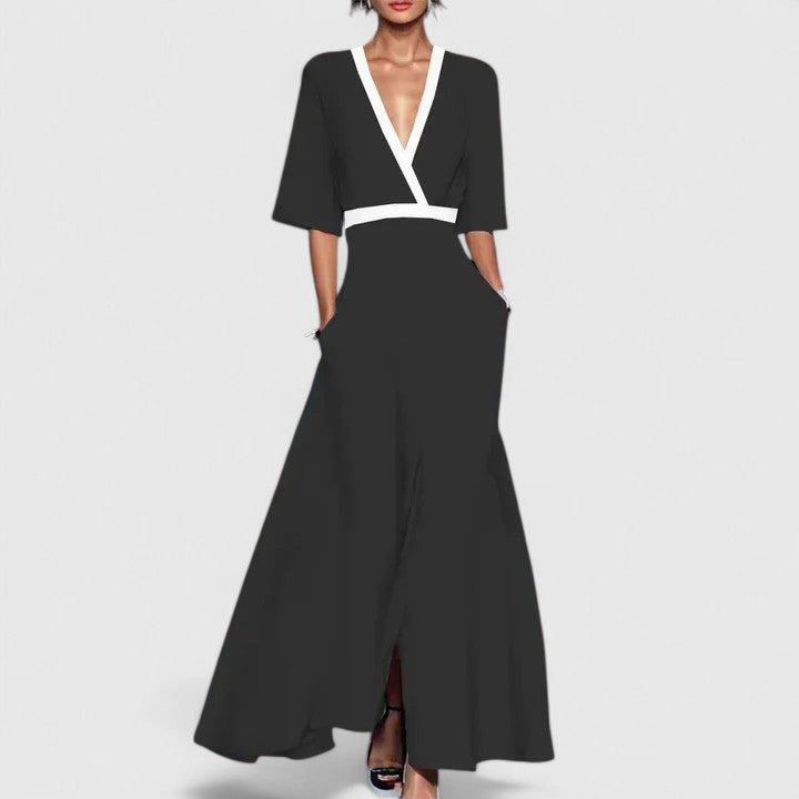 Floral Wrap Maxi Dress for Women