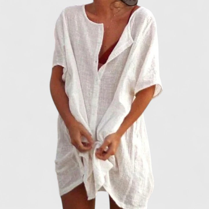 Linen Tunic Dress for Women
