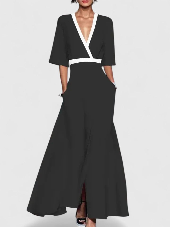 Floral Wrap Maxi Dress for Women