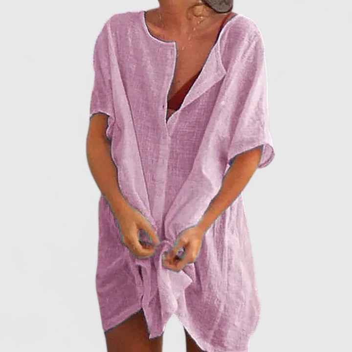 Linen Tunic Dress for Women