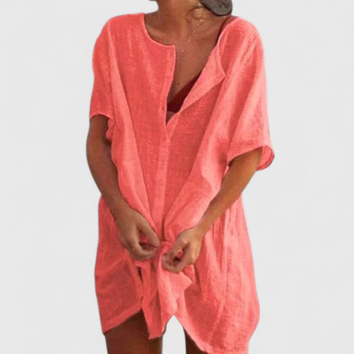 Linen Tunic Dress for Women