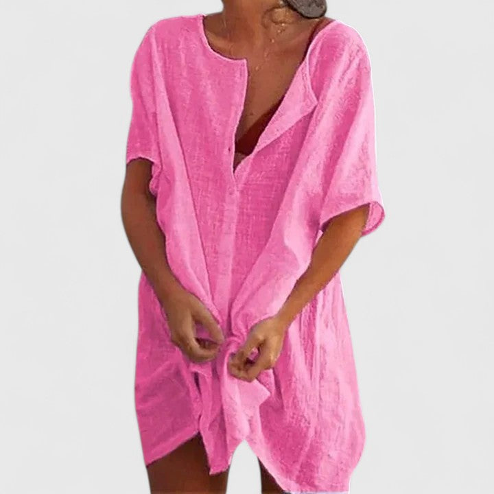 Linen Tunic Dress for Women