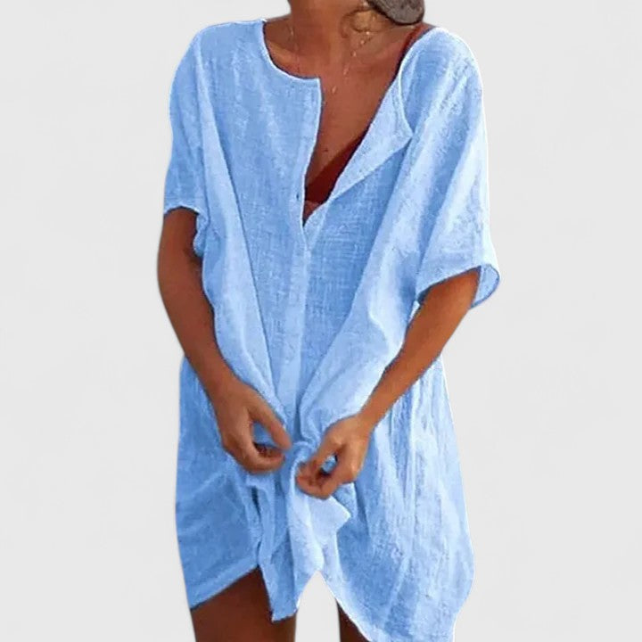 Linen Tunic Dress for Women