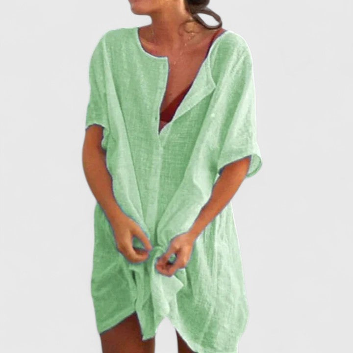 Linen Tunic Dress for Women