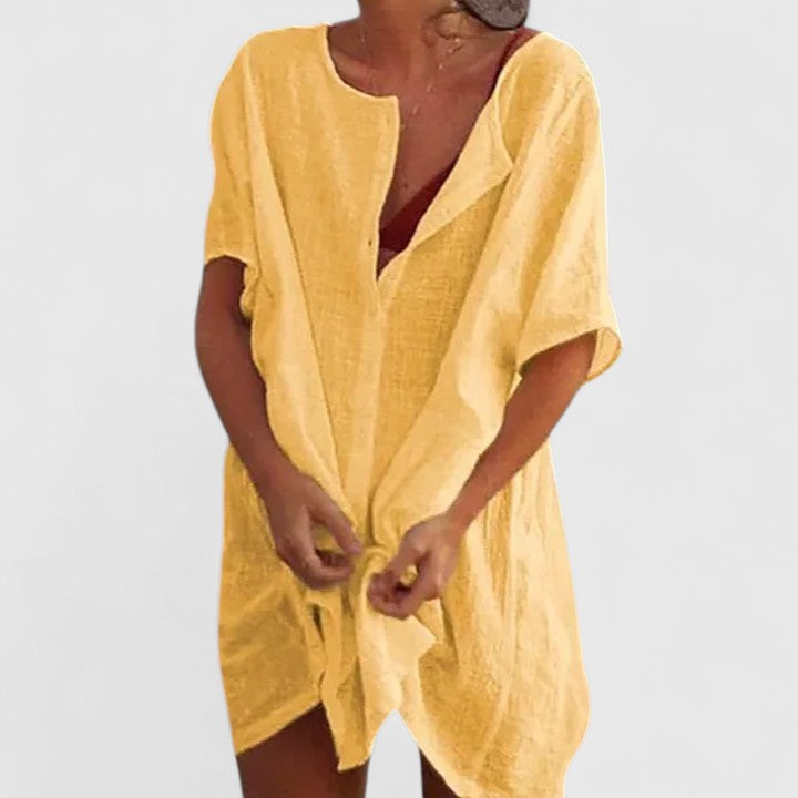 Linen Tunic Dress for Women