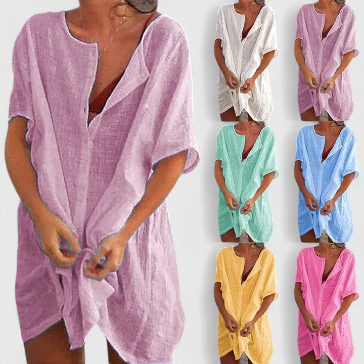 Linen Tunic Dress for Women