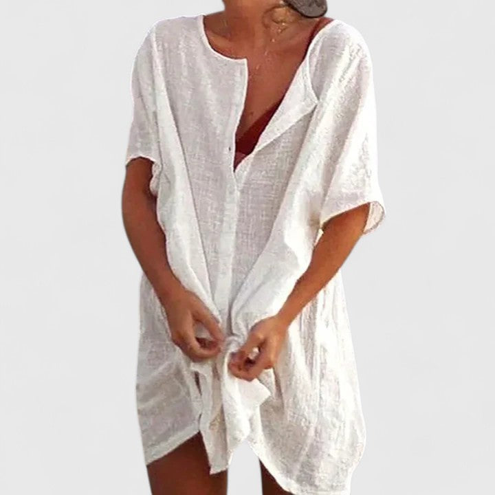 Linen Tunic Dress for Women