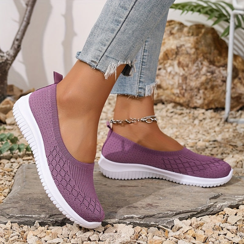 Knit Slip-On Flats for Women