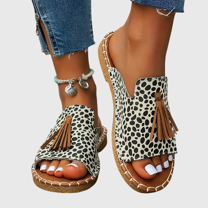 Open Toe Tassel Sandals for Women