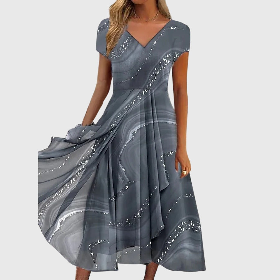 Sequin Flowing Midi Dress for Women