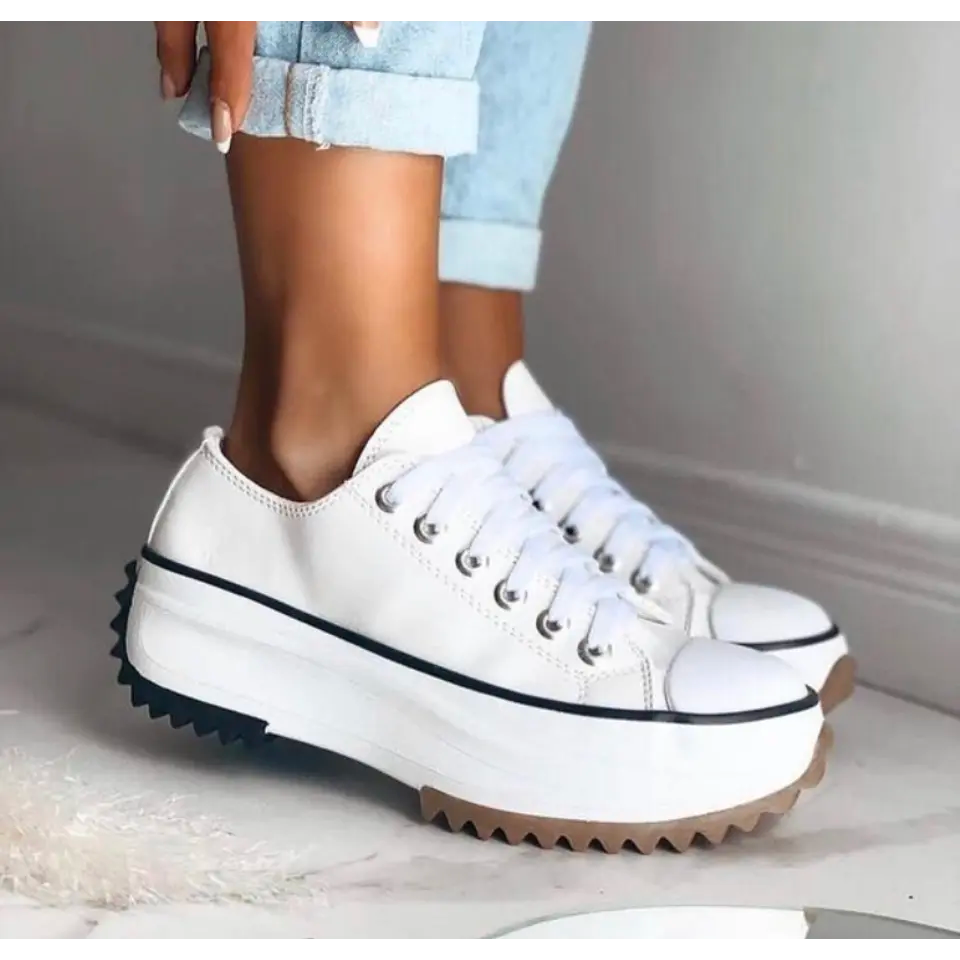 Platform Lace-Up Sneakers for Women