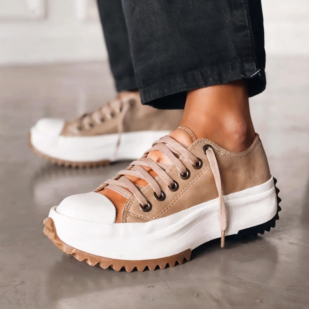 Platform Lace-Up Sneakers for Women
