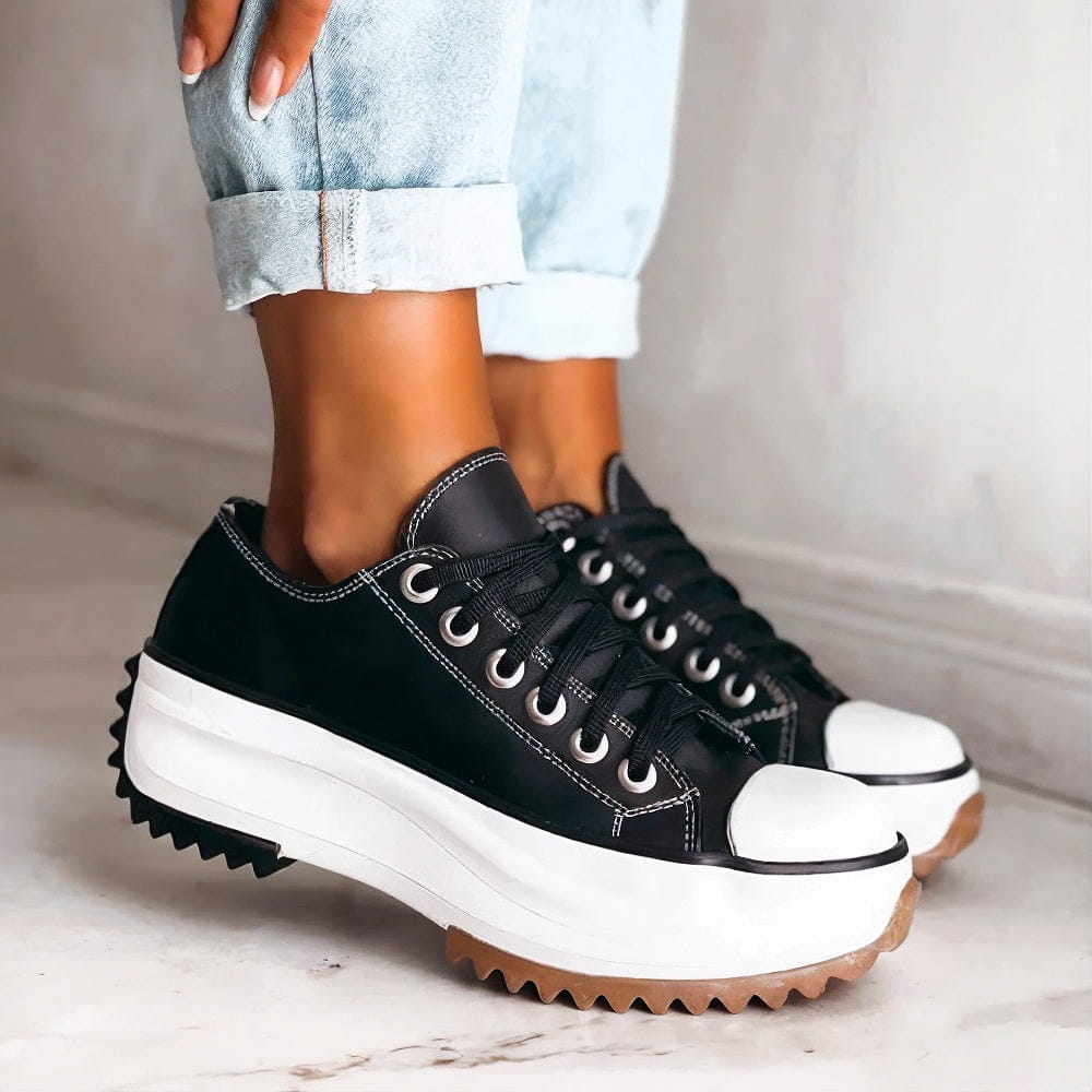Platform Lace-Up Sneakers for Women