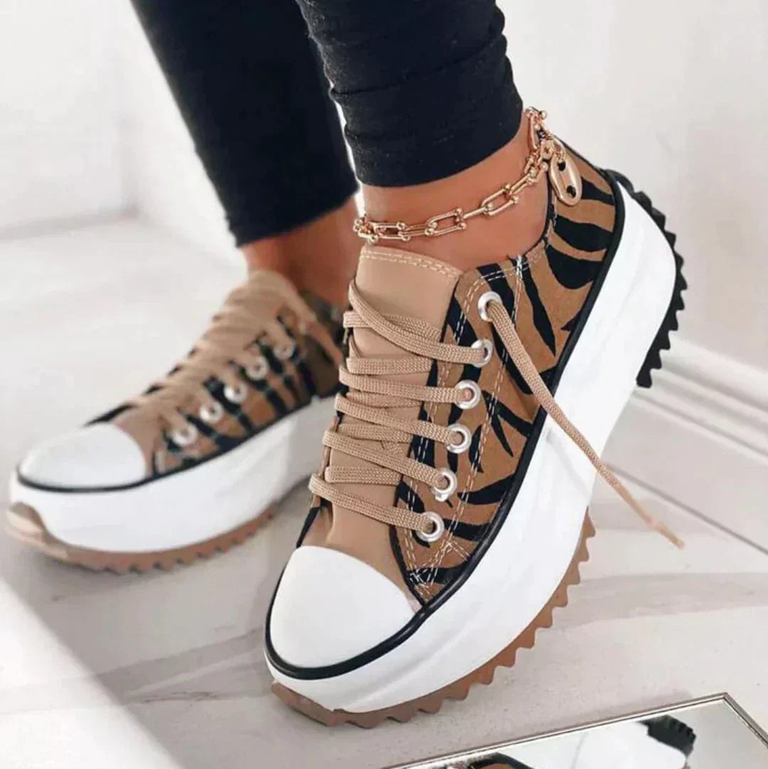 Platform Lace-Up Sneakers for Women