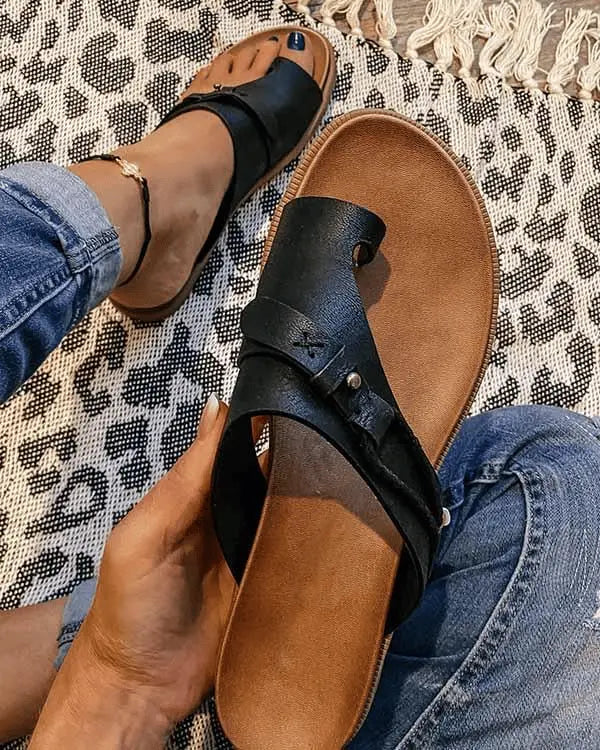 Open Toe Strappy Sandals for Women
