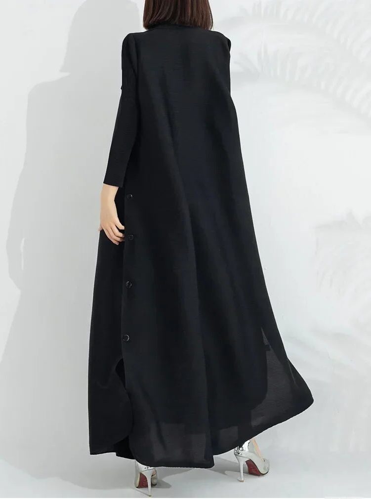 Belted A-Line Maxi Coat for Women - View 5