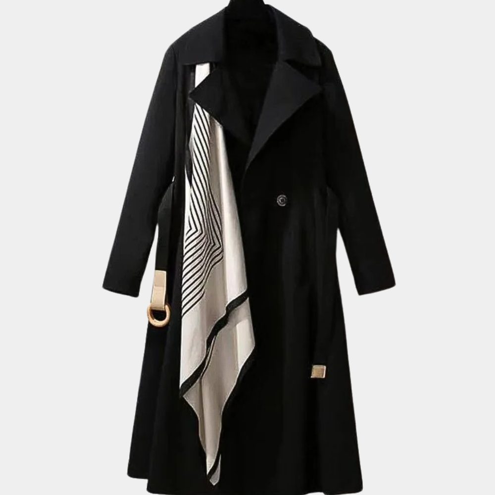 Belted Long Trench Coat for Women - View 4