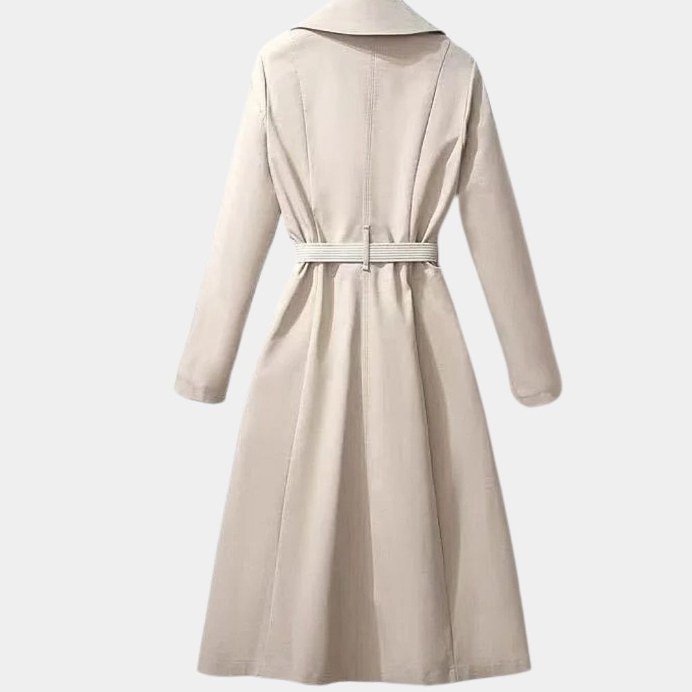 Belted Long Trench Coat for Women - View 5