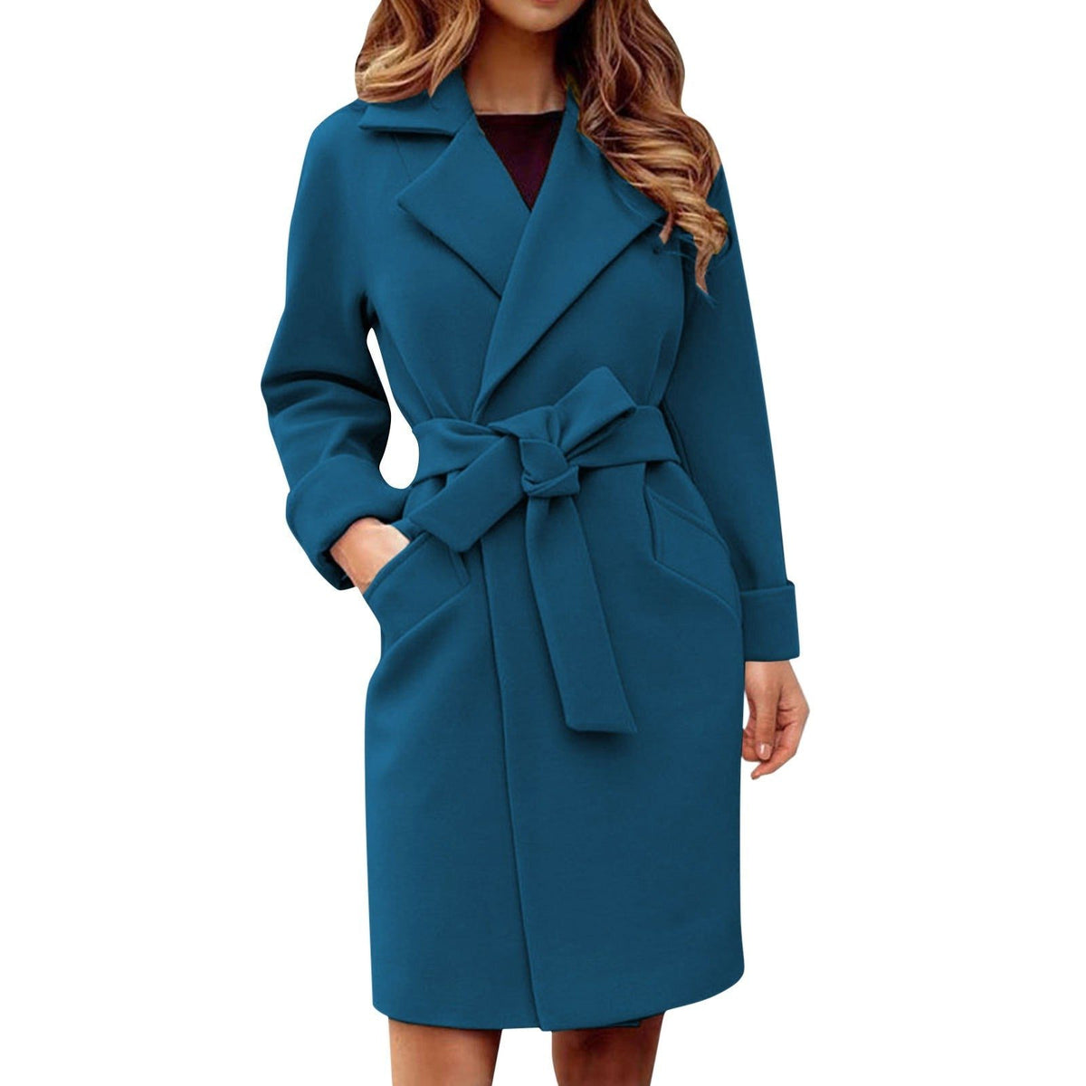 Belted Trench Coat for Women - View 3