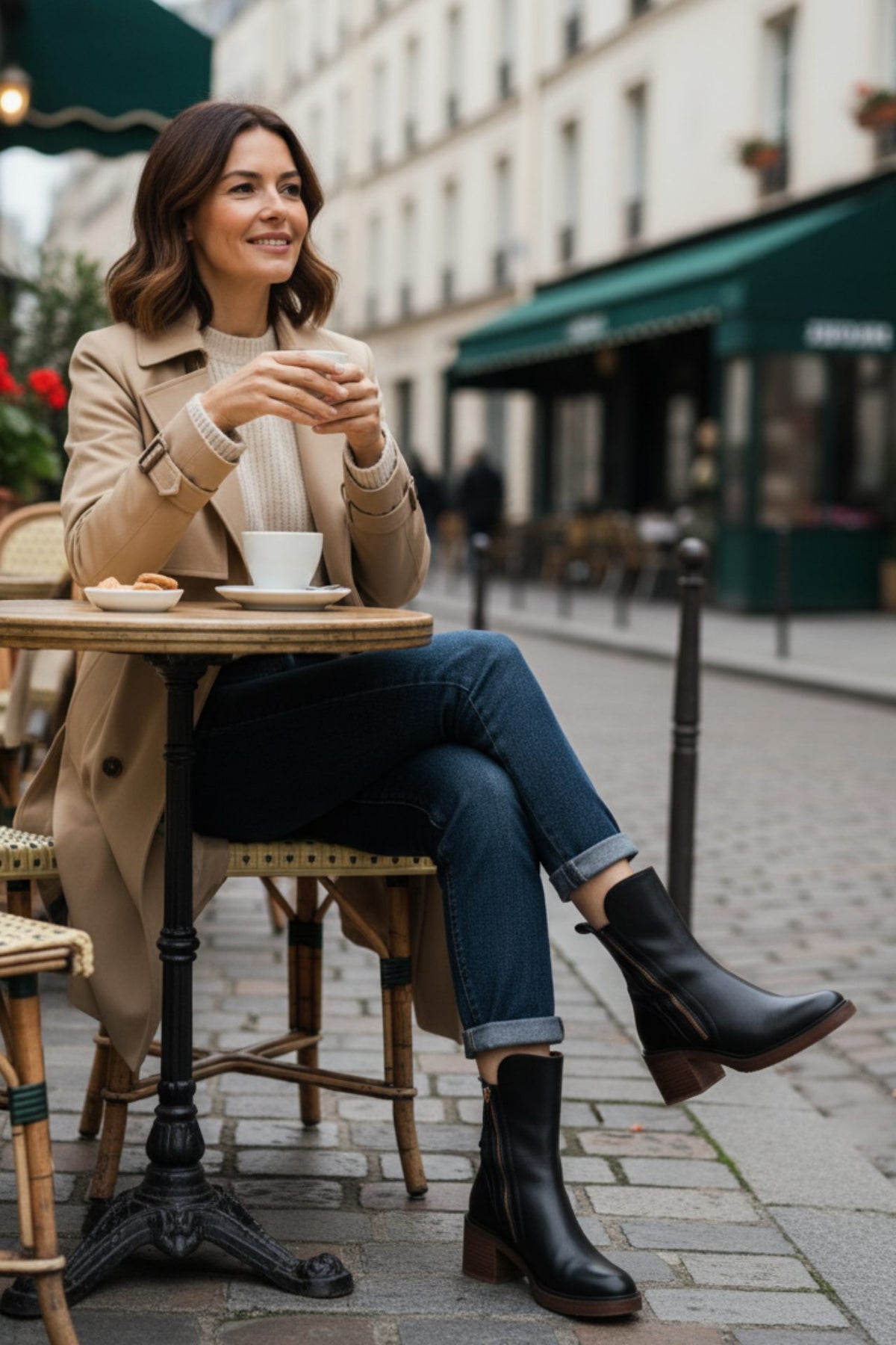Block Heel Ankle Boots for Women - View 9
